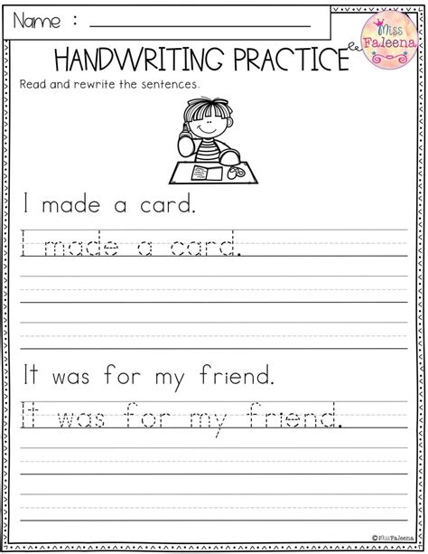 Second Grade Handwriting Worksheets For 2nd Grade Kidsworksheetfun