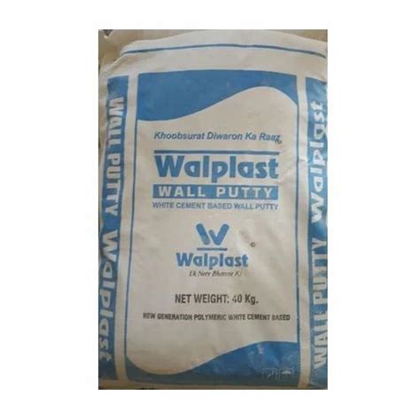 Walplast White Wall Putty Packing Size 40 Kg At Rs 900bag In
