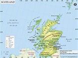 Scotland Wall Map by Maps of World