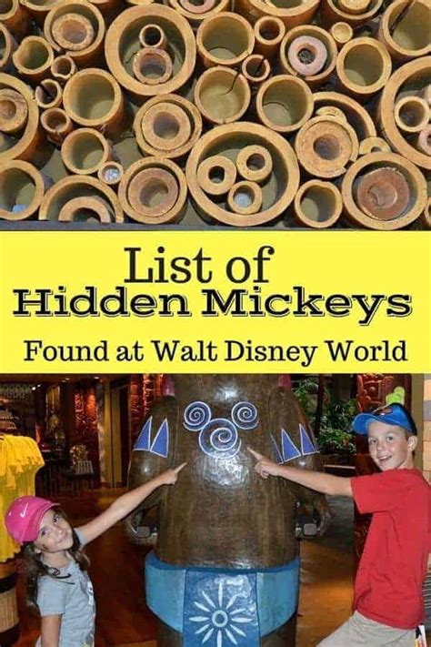 List Of Hidden Mickeys In Disney World Disney Insider Tips