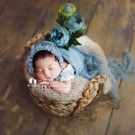 Newborn Baby Photography Handmade Basket Props Infant Bebe Fotografia