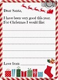 Printable Santa Letter for Kids - Messy Little Monster