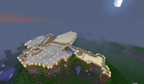 Extreme Hill Modern House Minecraft Project