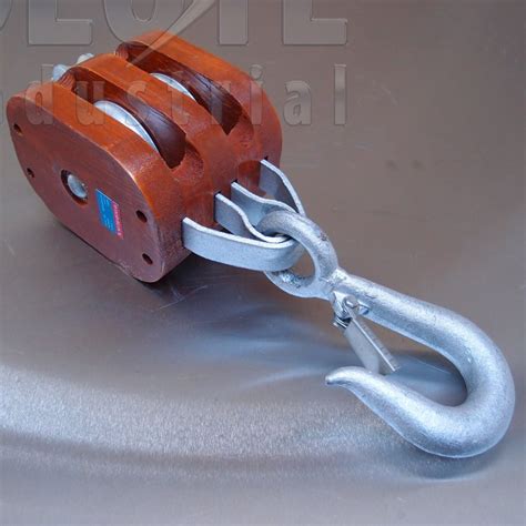 Wooden Pulley Blocks Double From Absolute Industrial Ltd Uk