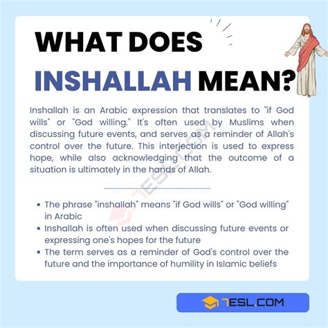 Inshallah Meaning What Does Inshallah Mean • 7esl