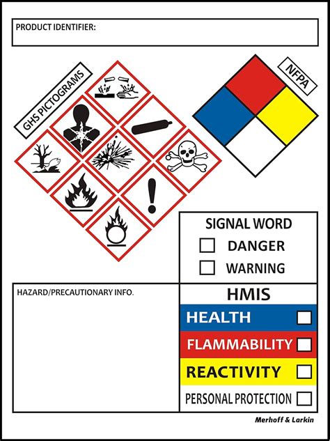 Buy SDS OSHA Data Labels For Chemical Safety X Inches Roll Of