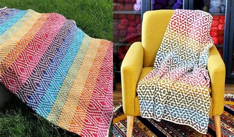 Rainbow Mosaic Blanket Free Crochet Patterns Your Crochet