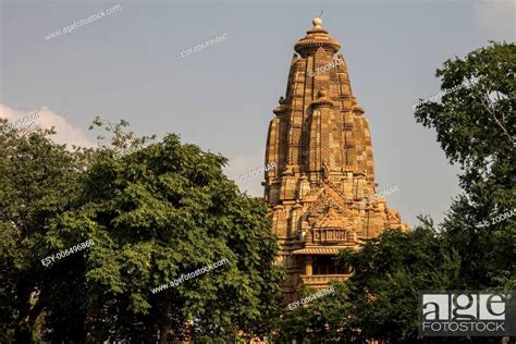 Lakshmana Temple In The Western Group Of Temples In Khajuraho Stock