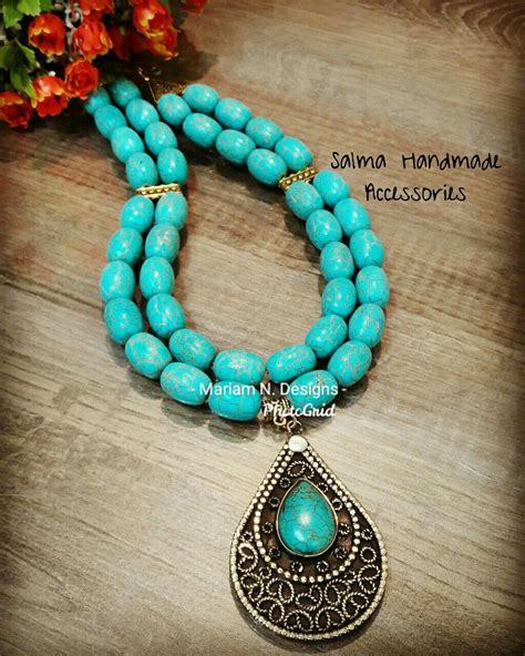 turquoise necklace en 2022 collares