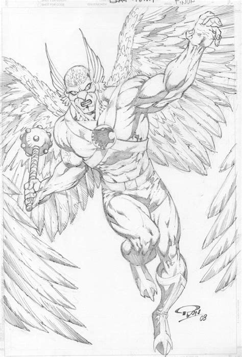 Hawkman By Ron Adrian Comic Art Community Gallery Of Comic Art