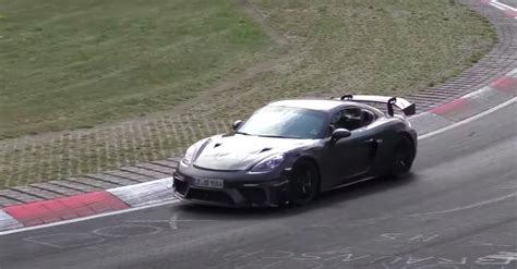 Porsche Cayman Gt Rs Spied Around The Nurburgring Carsession
