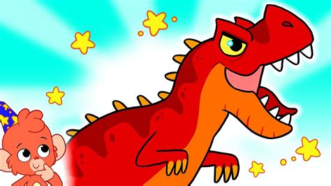 Club Baboo Dinosaurs For Kids Scary Funny Dinosaur Cartoon T Rex