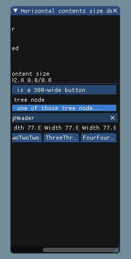 treenode frame bounds miscalculation with horizontal scrolling · issue 2211 · ocornut imgui
