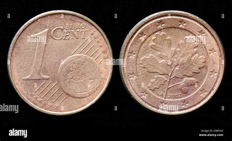 1 Euro Cent Coin 1 Euro Cent Coin Spain 2013 Stock Photo Picture And