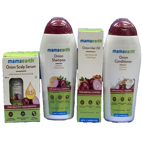 Mamaearth Anti Hair Fall Kit Onion Shampoo And Conditioner 200ml Each