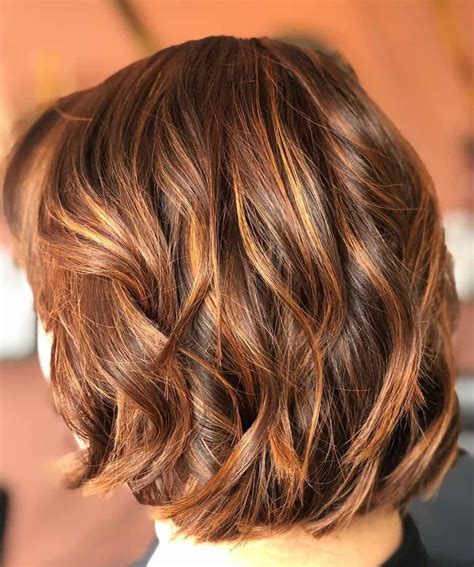 Top 30 Copper Highlights On Brown Hair Short And Long Hair Color