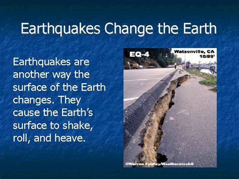 Earths Changes How Volcanoes Earthquakes And Landslides Change