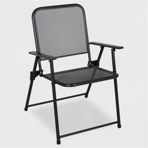 Relax in comfort and style with cozy, contemporary patio chairs from ace. Metal Mesh Folding Patio Chair - Threshold™ : Target