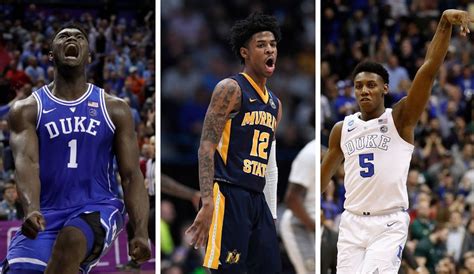 Latest Nba Mock Draft 2019 Zion Williamson To Knicks Ja Morant Or Rj