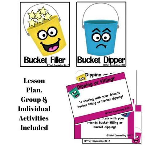 Kindness Activities Are Your Filling Or Dipping In The Bucket Tpt