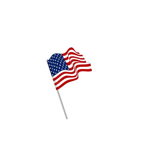 United States Flag Clipart Vector United States Flag Waving Vector