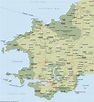 Map of the Pembrokeshire Coast National Park