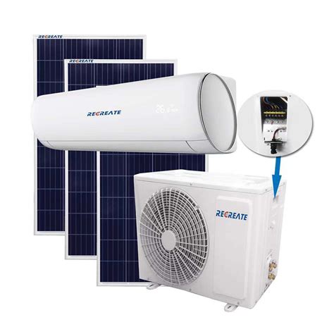 100dc Solar Air Conditioner Home Split Solar Air Conditioner 9000btu