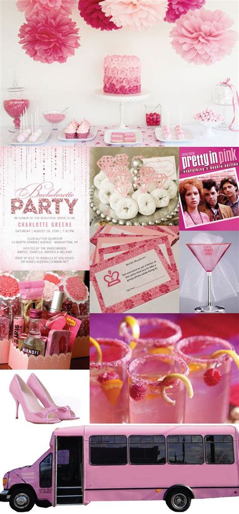 Pretty In Pink Bachelorette Party Theme Bachelorette Party