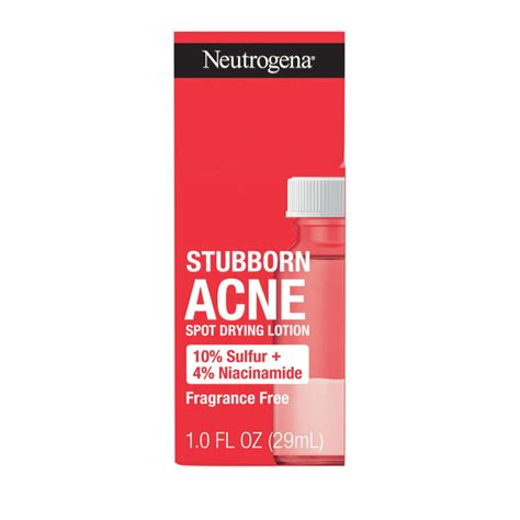 Neutrogena Stubborn Acne Spot Drying Acne Treatment 10 Sulfur 1 Oz