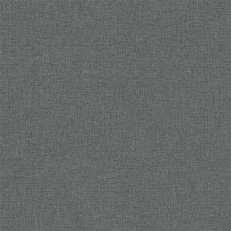 8840 Zack Uni Dark Grey Faux Linen Wallpaper By Engblad And Co