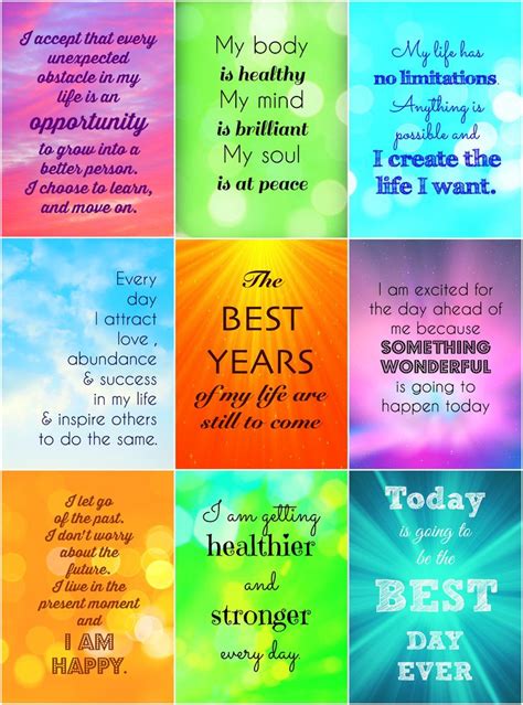 Amazon Com Daily Positive Affirmation Cards Health Personal Care