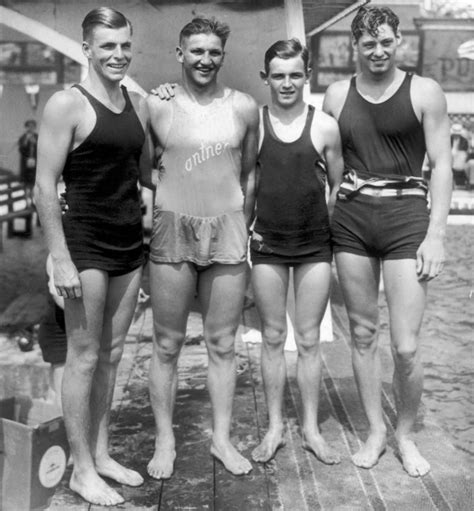 Four Of The Best American Swimmers Before The 1928 Olympic Games Of
