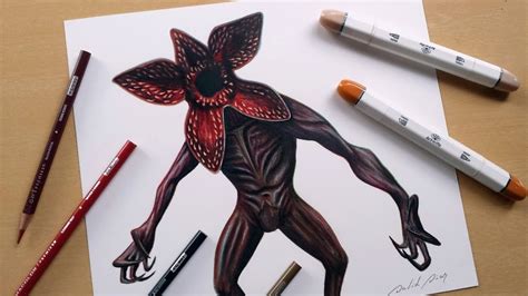 Speed Drawing Demogorgon Stranger Things Youtube