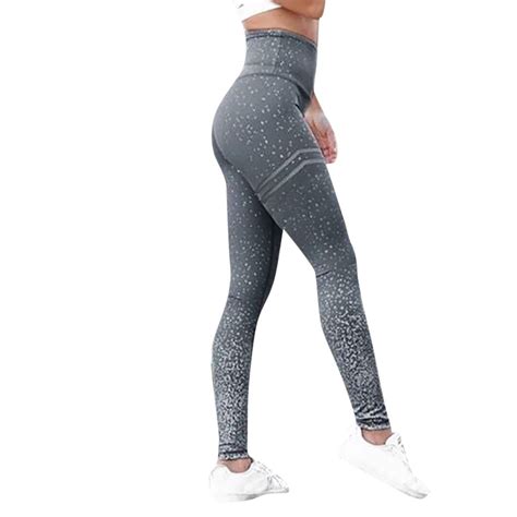 Women Dots Leggings Sports Gym Running Athletic Pants Workout Fitness