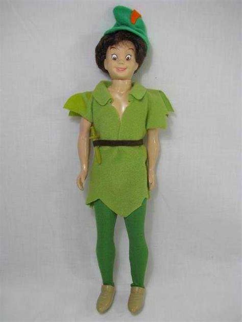 71 Walt Disney Mattel Peter Pan Doll W Original Box