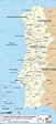 Grande mapa político y administrativo de Portugal con principales ...