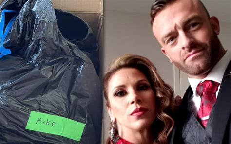 Nick Aldis Tells All About Wife Mickie James Trash Bag Care Package
