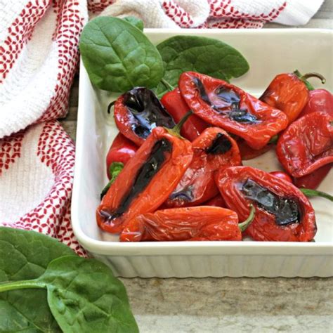 roasting red peppers how to roast red peppers in the oven
