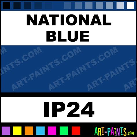 National Blue Industrial Metal And Metallic Paints Ip24 National