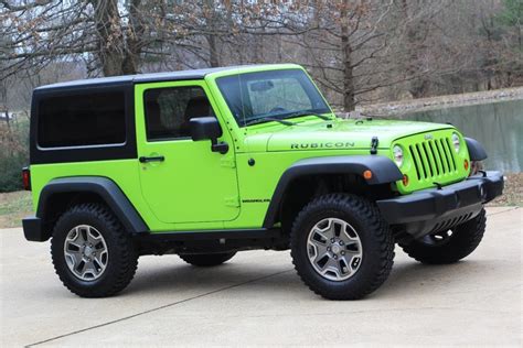 2013 Jeep Wrangler Green Cars For Sale