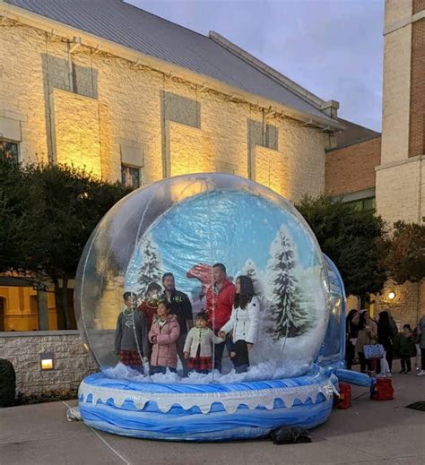 Human Snow Globe Rental Reserve Now For The Holidays Dallas Tx