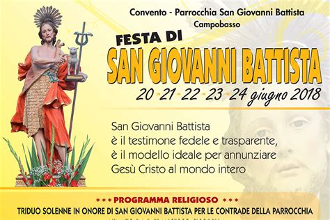 Festa Di S Giovanni Battista Parrocchia S Giovanni Battista In