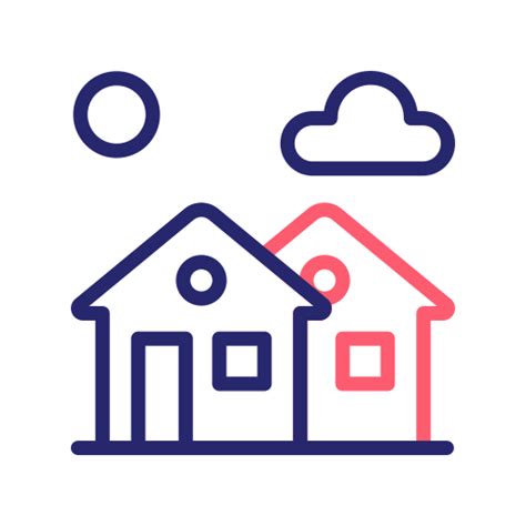 Residential Free Buildings Icons