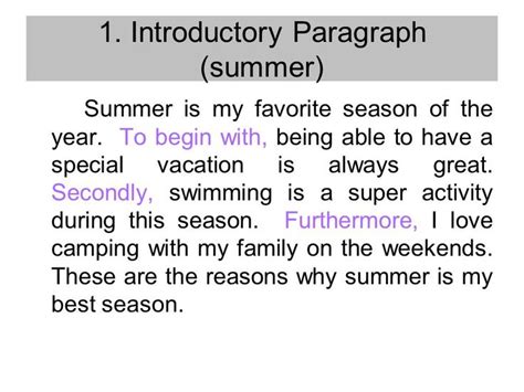 Summer Is The Best Season Essay Vision Professional Essay