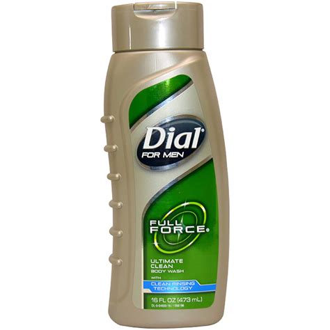 Dial For Men Ultimate Clean Body Wash Full Force 16 Fl