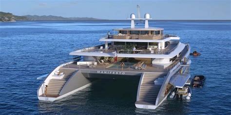 Manifesto Catamaran Mega Yacht Wordlesstech Boat Boats Luxury
