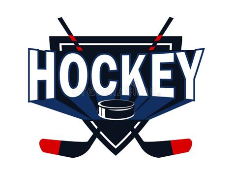 Professional Hockey League Template Logo Stock Illustrations 499