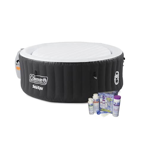 Coleman Miami Spa 4 Person Inflatable Hot Tub With Chemical Balancing