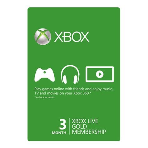 Xbox Live Gold 3 Month Digital Processing Fee Included Playtech