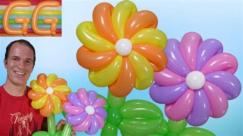 How To Make Balloon Flowers Youtube